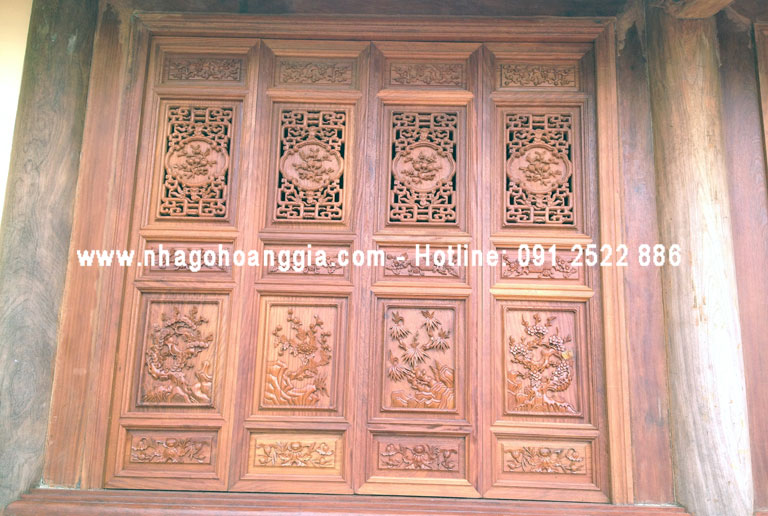 Cửa bức bàn gỗ Lim Lào Đẹp, Giá Rẻ - Nhagohoanggia.com