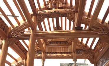 Kiến trúc của nhà gỗ 4 gian phong cách cổ truyền bắc bộ - Nhagohoanggia.com
